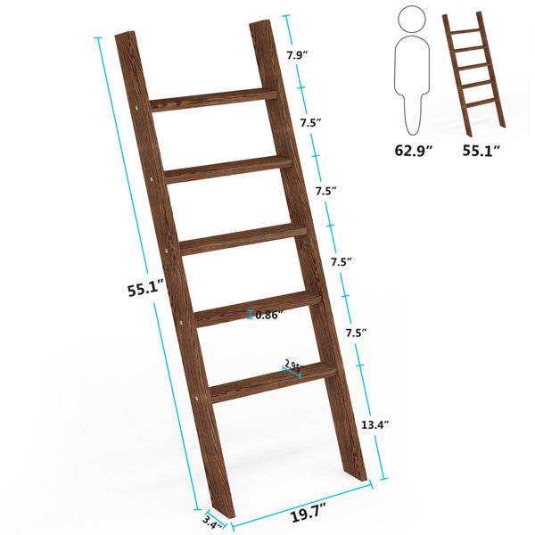 Sand & Stable 4.6 ft Blanket Ladder & Reviews Wayfair Canada